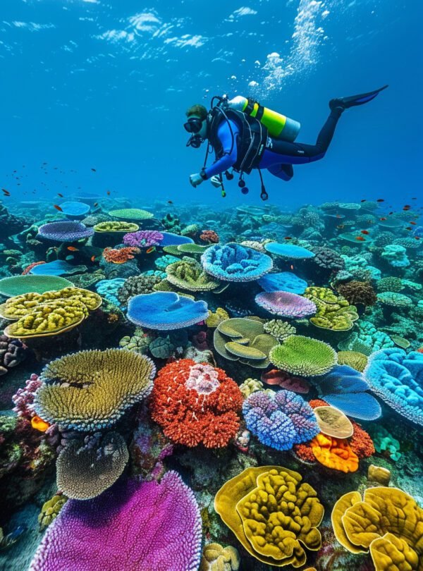 Diver In The Red Sea