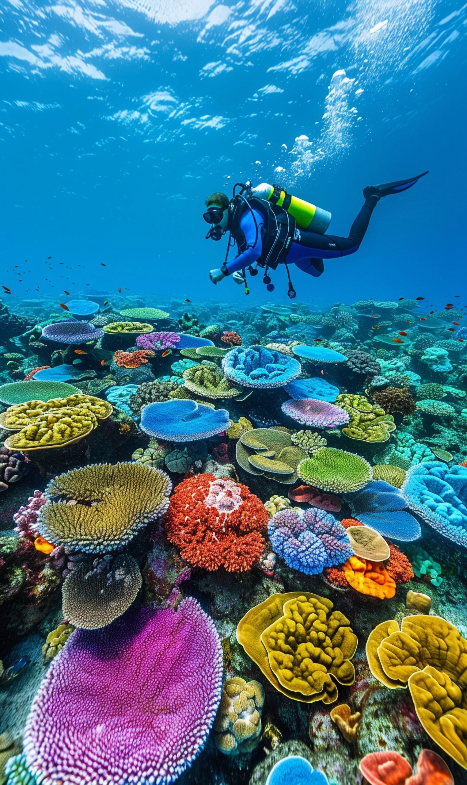 Diver In The Red Sea